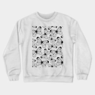 Cabbage butterfly pattern Crewneck Sweatshirt